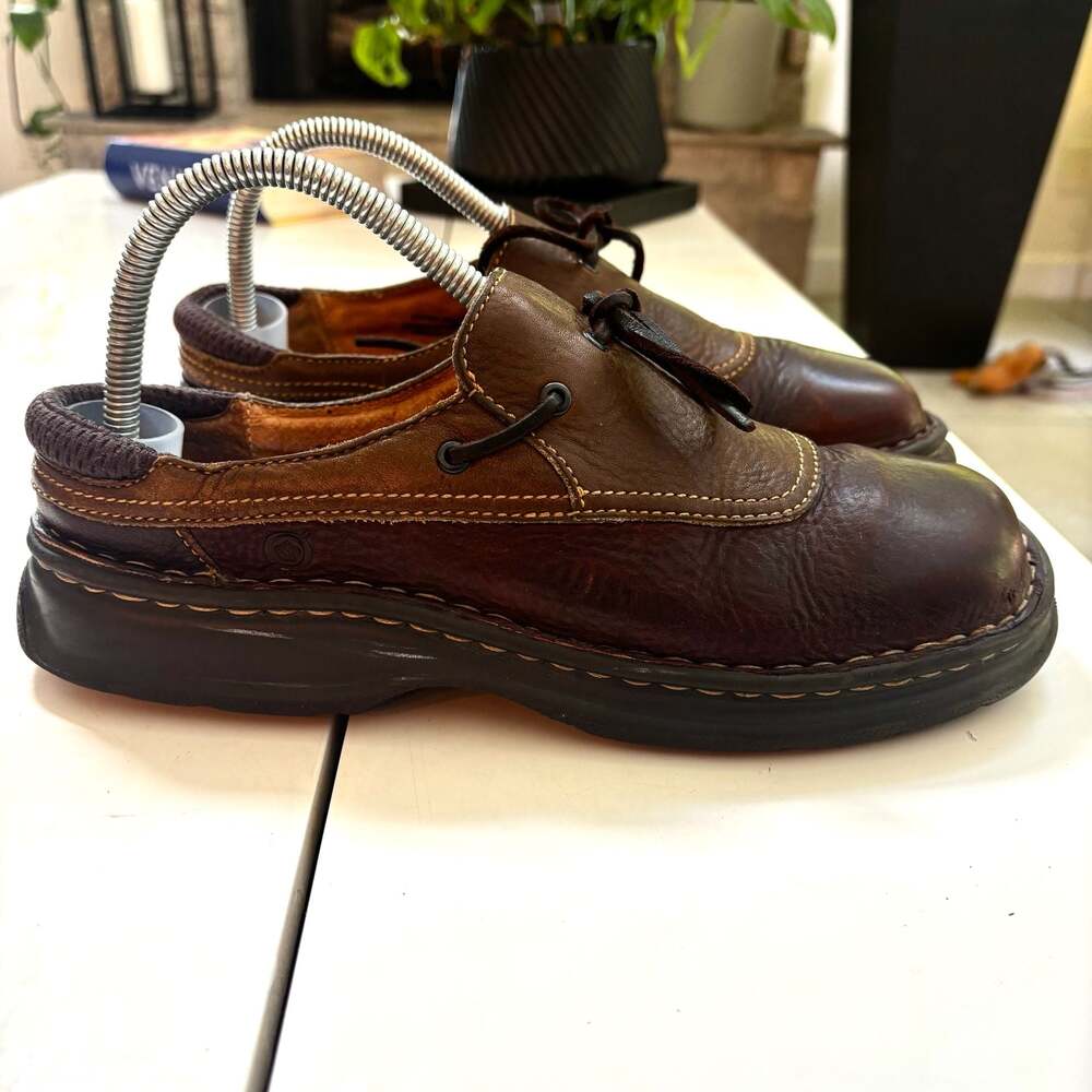 Born Brown Leather Casual Shoes Size 9/40.5